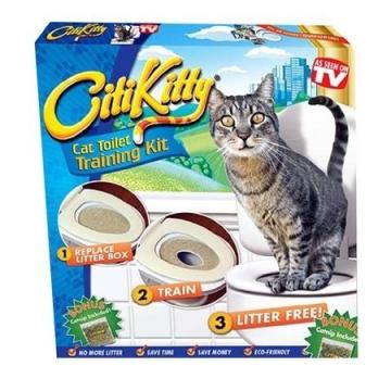 Kit igiena si educarea pisicilor la toaleta Citi Kitty