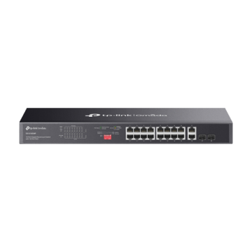 Switch 16 x RJ45 1G PoE, 2 x combo SFP RJ45 1G de la Big IT Solutions