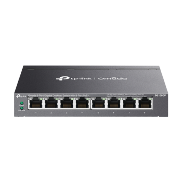 Switch 8 x RJ45 Gigabit PoE, Buget PoE 65W, Unanaged
