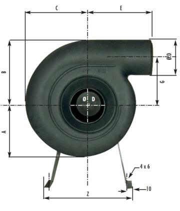 Ventilator mediu coroziv Storm12 - no motor de la Ventdepot Srl