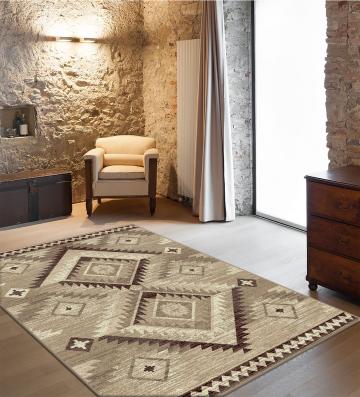 Covor Aladin geometric bej taupe de la Mocheta Gilau - Sc Dancri Impex Srl