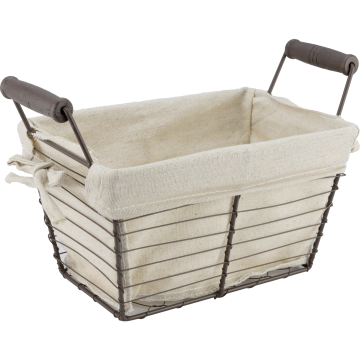 Cos servire paine dreptunghiular Raki 21,5x10x15cm din metal