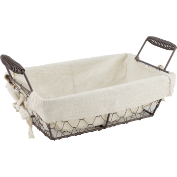 Cos servire paine dreptunghiular Raki 37,5x23x17,5cm