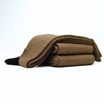 Sosete maro si bej, lana merinos, 4 perechi, lungi de la Sockspoint Srl