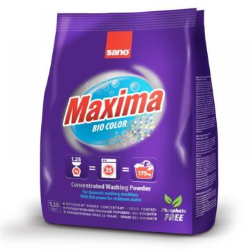 Detergent rufe Sano Maxima Biocolor - 35 utilizari, 1,25 kg