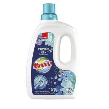 Detergent rufe Sano Maxima Power Gel Blue Blossom, 3 litri