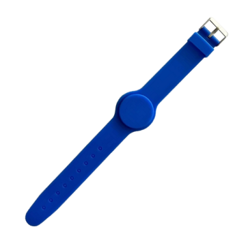 Bratara de proximitate Mifare (13.56MHz), silicon albastru
