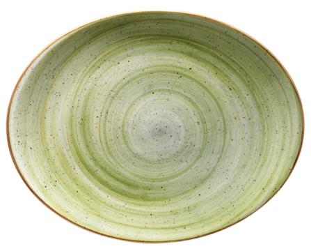 Farfurie ovala din portelan Bonna Theraphy 31x24cm