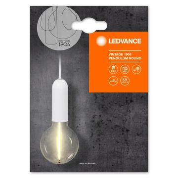 Pendul Ledvance Vintage 1906 Round Alb, E27, max. 15W LED de la Eve Nasia S.r.l