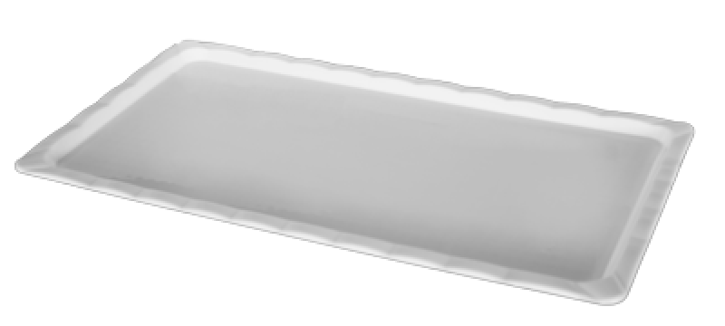 Platou dreptunghiular policarbonat Raki, 30x15xh2cm