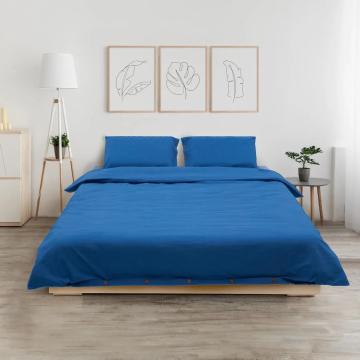 Set de pat dublu bumbac Blue de la Eve Nasia S.r.l