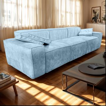 Canapea modulara, cu 3 locuri - Baby Blue, Velora de la Ortopedicus