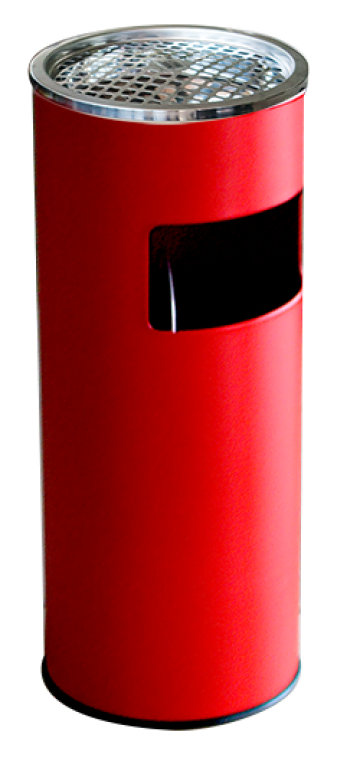 Cos gunoi cu scrumiera de exterior 18l 25xh60cm Raki Icikala