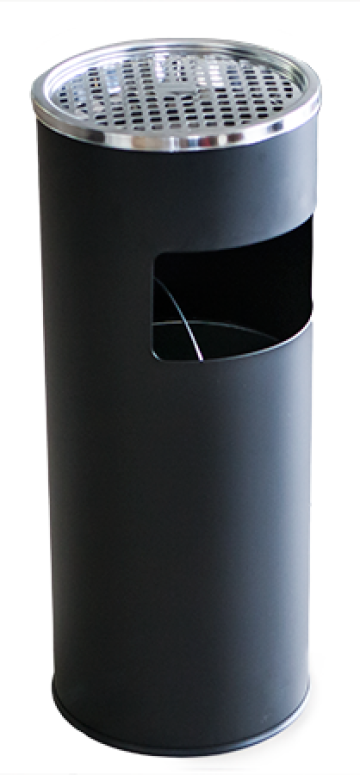 Cos gunoi cu scrumiera de exterior 18l 25xh60cm Raki Icikala