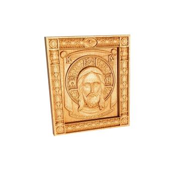 Icoana sculptata Sfanta Mahrama 208x180 mm de la Artsculpt Srl
