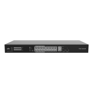 Switch 16 porturi PoE, 2 x Combo Uplink RJ45, Unmanaged de la Big IT Solutions