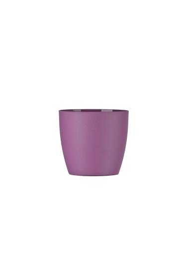 Ghiveci Aga mat plastic, 12x11cm, violet mat