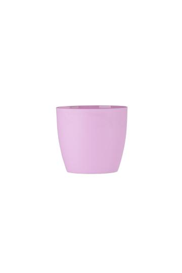 Ghiveci Aga mat plastic, 20x18cm, roz mat