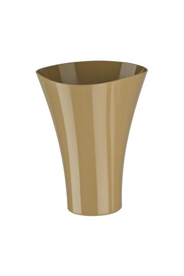 Ghiveci Fala plastic, 17x21,5cm, bej de la Distinctiv Store Srl
