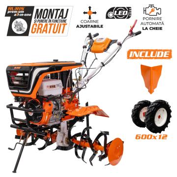 Motosapatoare Ruris 918k + roti cauciuc 6.00-12 + rarita de la Sarc Sudex