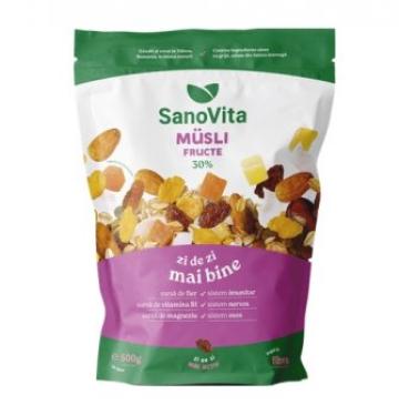 Musli cu fructe SanoVita 500g