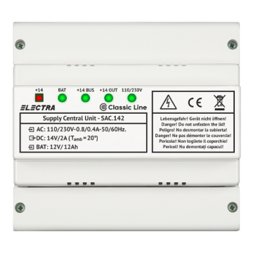 Sursa de alimentare in comutatie cu back-up SAC 142
