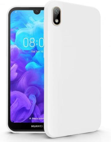 Husa telefon pentru Huawei Y5 2019 TPU Soft Gel, Alba