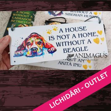 Placa decorativa - Beagle