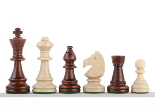 Piese sah lemn Staunton 6 Sunrise de la Chess Events Srl