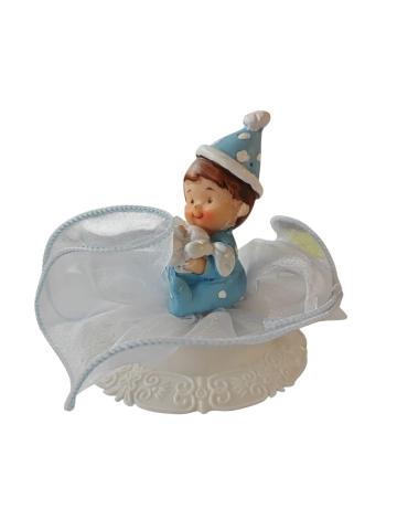 Figurine tort Bebe in pijama albastru - Modecor