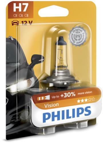 Bec far H7 55W 12V Vision (blister) Philips de la Auto Care Store Srl