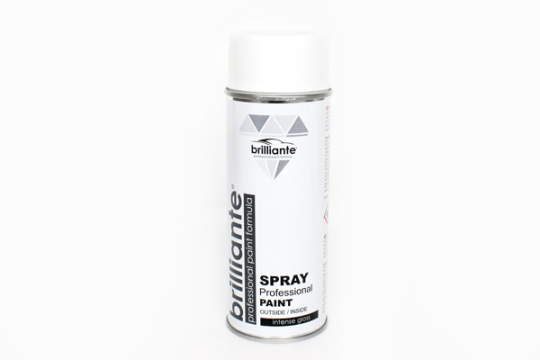 Vopsea spray alb pur lucios (Ral 9010) 400 ml Brilliante de la Auto Care Store Srl