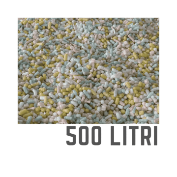 Fulgi biodegradabili mini mix color 500 litri de la Euromaidec Srl