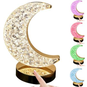Lampa semiluna crystal Led RGB USB de la Dasola Online Srl