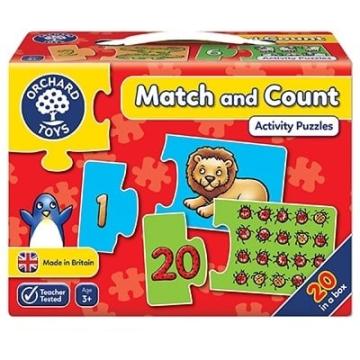 Puzzle Potriveste si numara de la 1 la 20 Match and Count de la Montana Imobiliare Srl