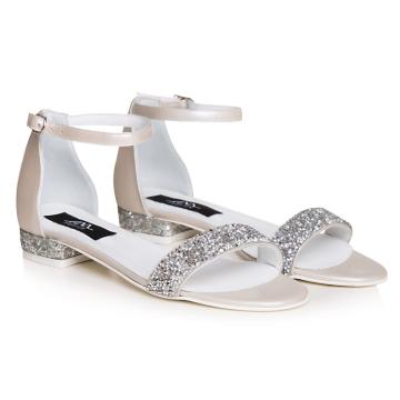 Sandale Ava din piele naturala cu cristale VS 71 de la Ana Shoes Factory Srl