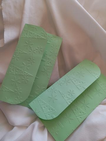 Plic embosat motiv Craciun