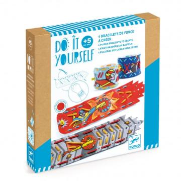 Joc creativ Diy bratari cu superputeri, Djeco de la Montana Imobiliare Srl
