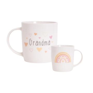 Cana cadou pentru bunica Hugs and Kisses de la Krbaby.ro - Cadouri Bebelusi