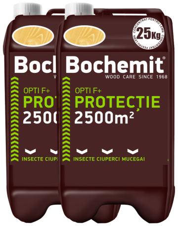 Solutie protectie preventiva lemn Bochemit Opti F+ 2x25 kg