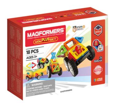Jucarie set magnetic de construit - Magformers Wow Plus