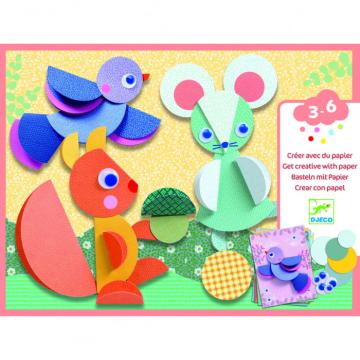 Joc Cercuri si cerculete de lipit, atelier creativ Djeco