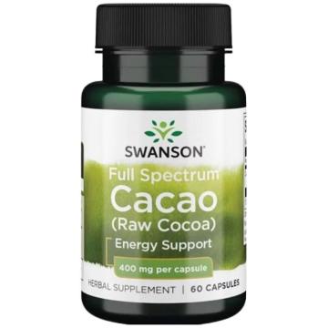 Supliment alimentar Cacao (Raw Cocoa) Full Spectrum 400mg