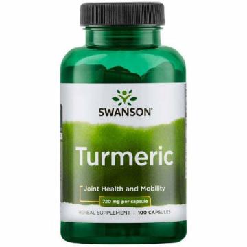 Supliment alimentar Swanson Turmeric, 720mg - 100 capsule