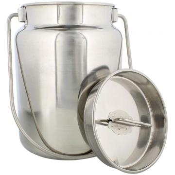 Bidon din inox cu capac si maner pentru depozitare lapte de la Startreduceri Exclusive Online Srl - Magazin Online Pentru C