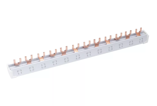 Bara pieptene busbar Omu System 3 poli 63A izolata 210mm 10m de la Ledo Line Srl