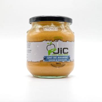 Unt de arahide cocos si ciocolata - Jic 580 g de la Nord Natural Hub Srl