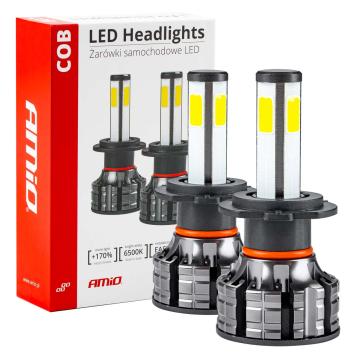 Instalatie Led Cob 2Side Amio, compatibil H7