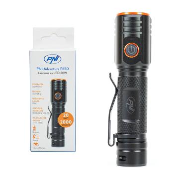Lanterna PNI Adventure F650, led 20W, 2000 LM, IPX6 de la Auto Care Store Srl