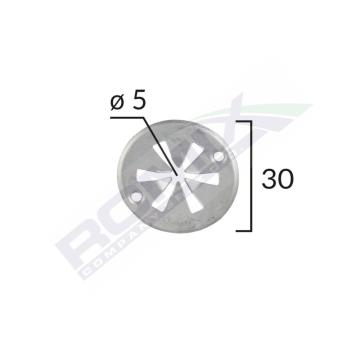 Saiba de fixare capac pentru Audi/Seat/Vw 5x30mm - alb de la Auto Care Store Srl